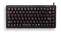 CHERRY G84-4100 PS2/USB Compact ML Keyboard - Zwart