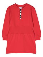 HUGO KIDS robe zippée à logo imprimé - Rouge