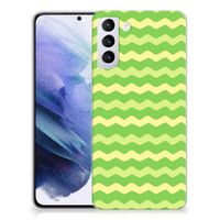 Samsung Galaxy S21 Plus TPU bumper Waves Green