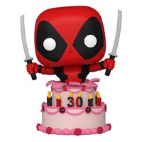 Marvel Deadpool 30th Anniversary POP! Vinyl Figure Deadpool in Cake 9 cm - thumbnail