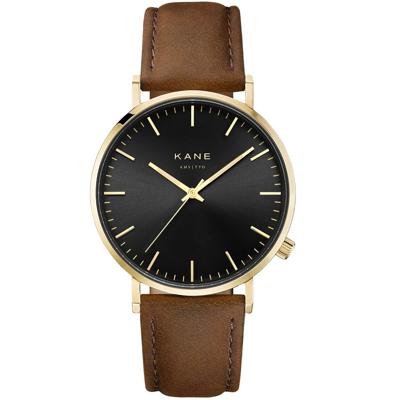 Kane Gold Club Vintage Brown Horloge Kane Gold Club Vintage Brown Horloge