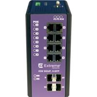 Extreme networks ExtremeSwitching Industrial Ethernet Switches ISW 8GBP,4-SFP – schakelaar – beheerd – 8 x 10/100/1000 (PoE+) + 4 x SFP – DIN-railmontage, wandmontage – PoE+ (240 W) – spanning