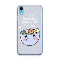 I'm A Hopeless Ramen-Tic For You: iPhone XR Transparant Hoesje - thumbnail