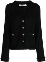 b+ab cardigan à boutons embossés - Noir