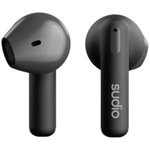 Sudio A1BLK hoofdtelefoon/headset True Wireless Stereo (TWS) In-ear Oproepen/muziek USB Type-C Bluetooth Zwart