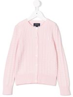 Ralph Lauren Kids cable knit cardigan - Rose - thumbnail