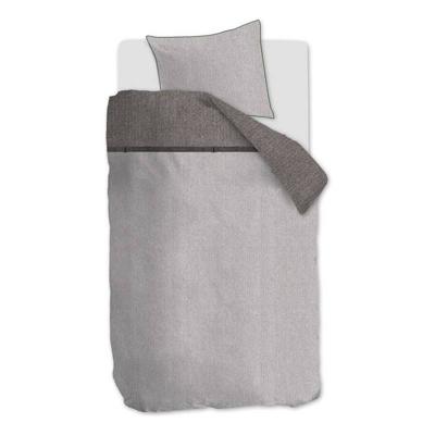 Rivièra Maison Rivièra Maison Walton dekbedovertrek - 1-persoons (140x200/220 cm + 1 sloop) - Katoen - Brown