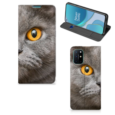 Hoesje maken OnePlus 8T Britse Korthaar Hoesje maken OnePlus 8T Britse Korthaar