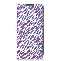 Poco X4 Pro 5G Hoesje met Magneet Feathers Color