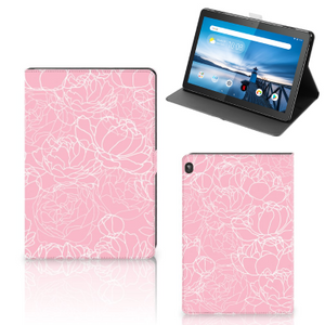 Lenovo Tablet M10 Tablet Cover White Flowers