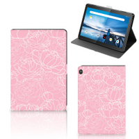 Lenovo Tablet M10 Tablet Cover White Flowers - thumbnail