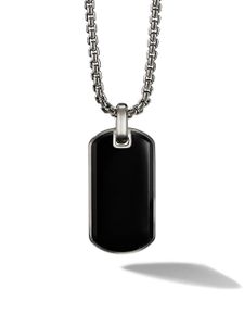 David Yurman pendentif Streamline en argent sterling serti d'onyx