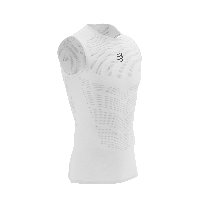 Compressport On/off ss tank top heren - WIT - Heren - thumbnail