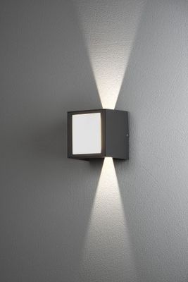 Konstsmide Cremona 7946-370 LED-buitenlamp (wand) Energielabel: G (A - G) LED 9 W Antraciet