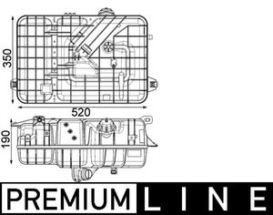 Expansietank, koelvloeistof CRT235000P