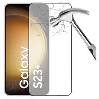 Prio 3D Samsung Galaxy S23+ 5G Glazen Screenprotector - Zwart - thumbnail