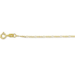 TFT Collier Geelgoud Figaro 1,6 mm 42 cm