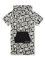 Marc Jacobs Kids robe en coton mélangé à logo imprimé - Noir