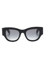 Alexander McQueen Eyewear lunettes de soleil d'inspiration wayfarer - Noir - thumbnail