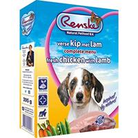 10x Renske Vers Vlees Hondenvoer Puppy Kip-Lam 395 gr