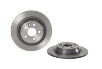 Remschijf COATED DISC LINE BREMBO, Remschijftype: Massief, u.a. für Ford, Land Rover