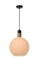 Lucide JULIUS - Hanglamp - Ø 28 cm - 1xE27 - Opaal