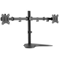 Digitus DA-90401 Monitor-tafelbeugel 2-voudig 38,1 cm (15) - 81,3 cm (32) Zwart, Zwart (mat) Draaibaar, In hoogte verstelbaar, Kantelbaar, Kantelbaar en - thumbnail