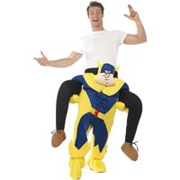 Ride on kostuum bananaman voor volwassenen One size  -