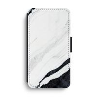 Elegante marmer: iPhone XS Max Flip Hoesje