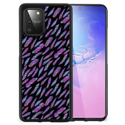 Samsung Galaxy S10 Lite Bumper Case Feathers Color