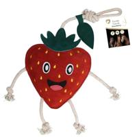 Holland Animal Care Excellent Horse Foodie Friends – 29 x 24 cm – paardenspeelgoed – Stal vervelingskiller – kauwspeelgoed – paardenspeelgoed – sterk hondenspeelgoed – aardbei