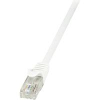 LogiLink CP2091U RJ45 Netwerkkabel, patchkabel CAT 6 U/UTP 10.00 m Wit Snagless 1 stuk(s)