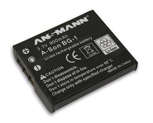 Ansmann A-Son NP BG1 Camera-accu Vervangt originele accu NP-BG1 3.7 V 900 mAh