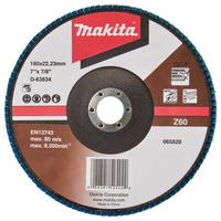 Makita Accessoires Lamellenschuurschijf 180mm Z60 - D-63834-10 D-63834-10