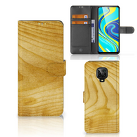 Xiaomi Redmi Note 9 Pro | Note 9S Book Style Case Licht Hout