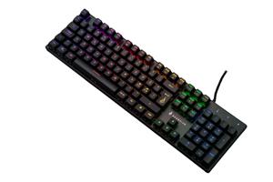 Surefire Gaming KingPin M2 Gaming-toetsenbord Kabelgebonden, USB QWERTY, Nordic Zwart Verlicht, Multimediatoetsen