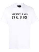 Versace Jeans Couture t-shirt en coton à logo imprimé - Blanc