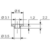 ASSMANN WSW V5359 Isolatiebus 1 stuk(s) Buitendiameter: 6 mm, 3.5 mm Binnendiameter: 3.1 mm - thumbnail