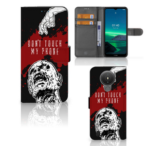 Nokia 1.4 Portemonnee Hoesje Zombie Blood