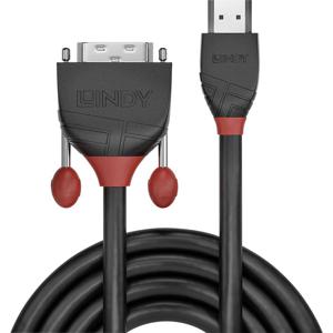 LINDY 36274 HDMI-kabel HDMI / DVI Adapterkabel HDMI-A-stekker, DVI-D 18+1-polige stekker 5.00 m Zwart