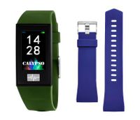 Horlogeband Smartwatch Calypso K8500.8 Kunststof/Plastic Blauw 13mm - thumbnail