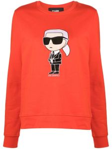 Karl Lagerfeld Ikonik 2.0 crewneck sweatshirt - Rouge