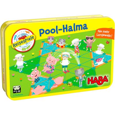 Haba reisspel Zwembad halma junior metaal (de) Haba reisspel Zwembad halma junior metaal (de)