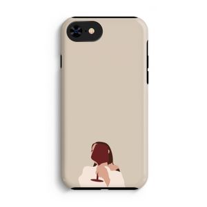 I drink wine: iPhone 8 Tough Case