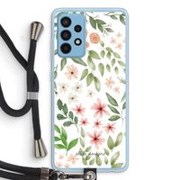 Botanical sweet flower heaven: Samsung Galaxy A52 Transparant Hoesje met koord