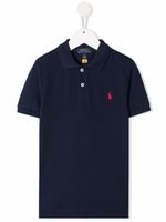 Ralph Lauren Kids polo à logo brodé - Bleu