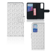 OPPO Find X3 Neo 5G Telefoon Hoesje Stripes Dots