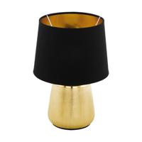 Eglo Design schemerlamp Manalba 1 goud met zwarte lampenkap 99331