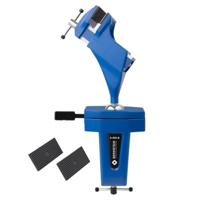 Kogelgewricht bankschroef Spannfix om vast te klemmen, blauw