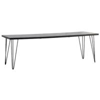 Eettafel Max Zwart Visgraat 200cm - Giga Meubel